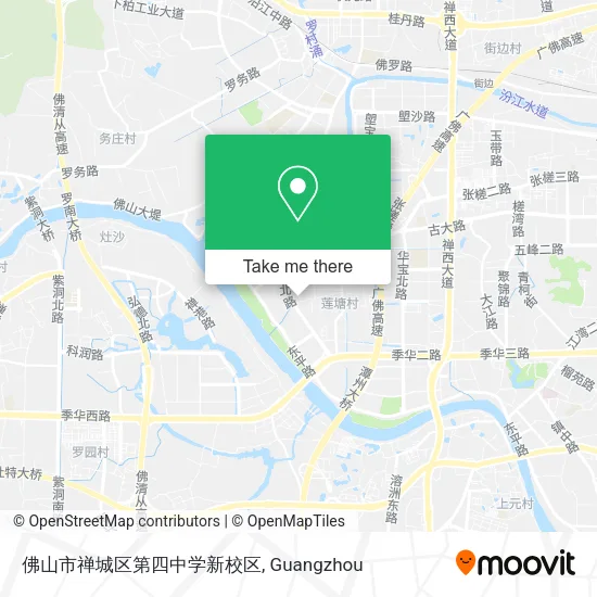 佛山市禅城区第四中学新校区 map