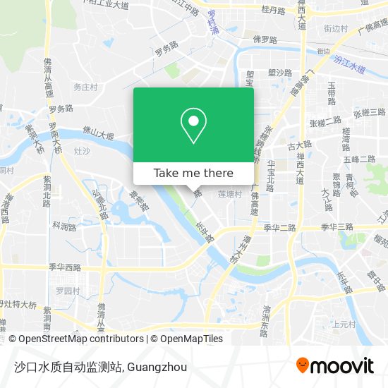 沙口水质自动监测站 map