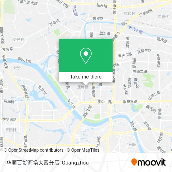 华顺百货商场大富分店 map