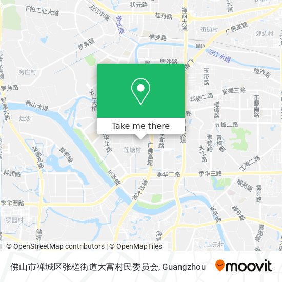 佛山市禅城区张槎街道大富村民委员会 map