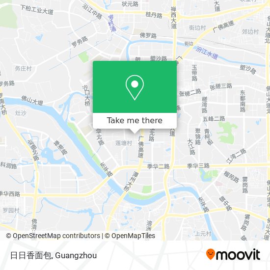 日日香面包 map