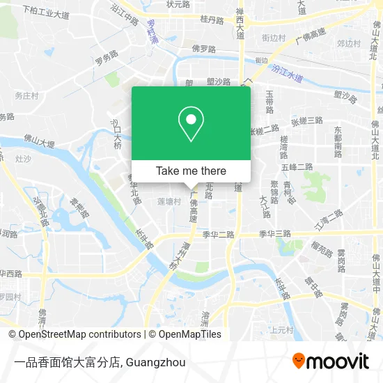 一品香面馆大富分店 map