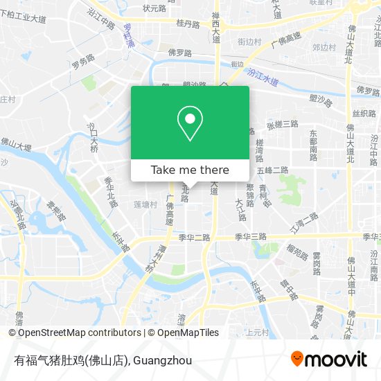 有福气猪肚鸡(佛山店) map
