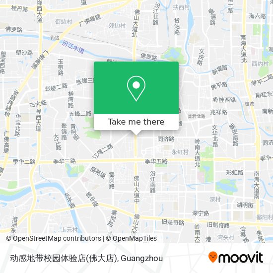 动感地带校园体验店(佛大店) map