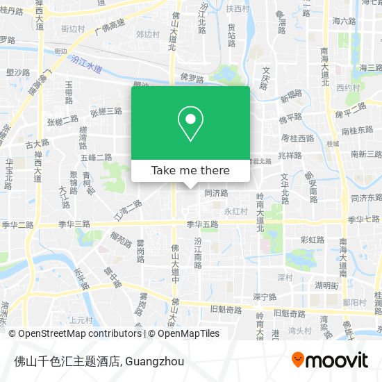 佛山千色汇主题酒店 map