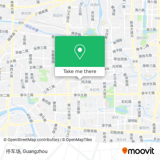 停车场 map
