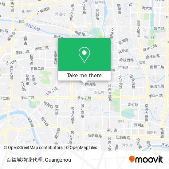 百益城物业代理 map