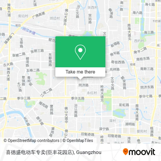喜德盛电动车专卖(臣丰花园店) map