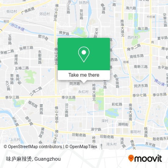 味庐麻辣烫 map