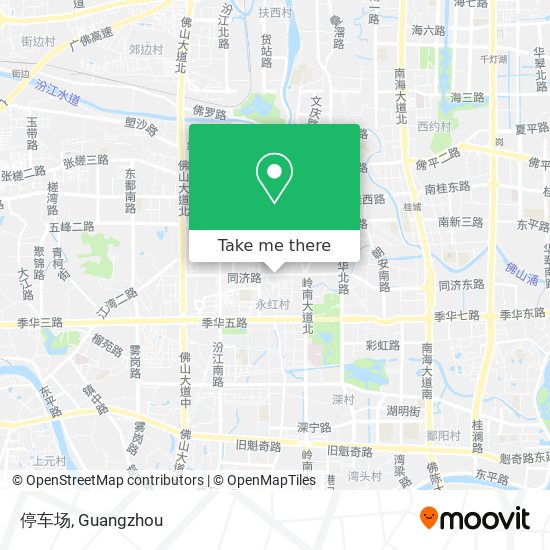 停车场 map