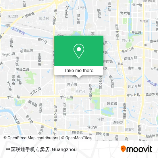 中国联通手机专卖店 map