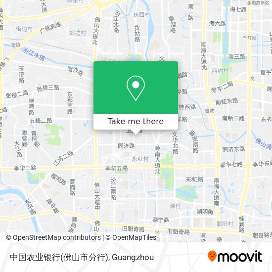 中国农业银行(佛山市分行) map