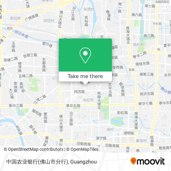 中国农业银行(佛山市分行) map