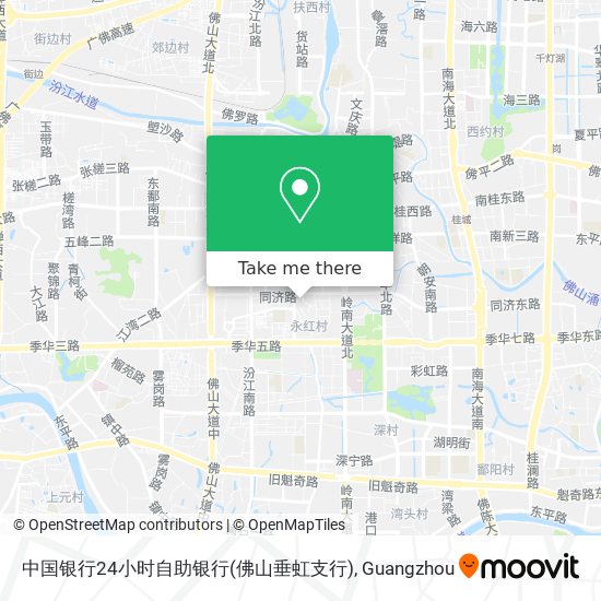 中国银行24小时自助银行(佛山垂虹支行) map