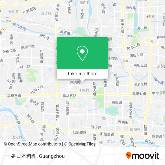 一番日本料理 map