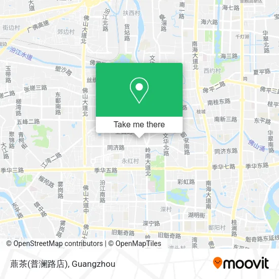 薡茶(普澜路店) map