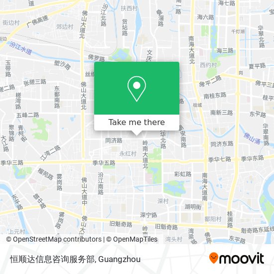 恒顺达信息咨询服务部 map