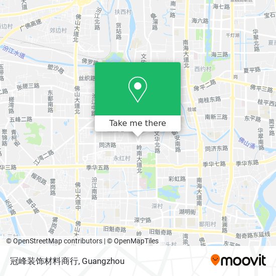 冠峰装饰材料商行 map