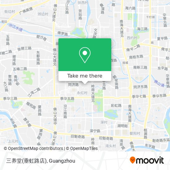 三养堂(垂虹路店) map