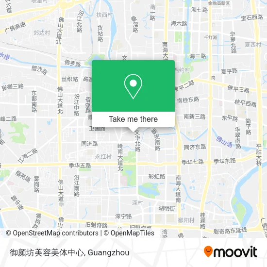 御颜坊美容美体中心 map