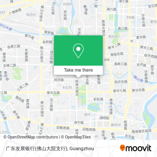广东发展银行(佛山大院支行) map