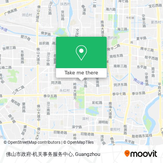 佛山市政府-机关事务服务中心 map