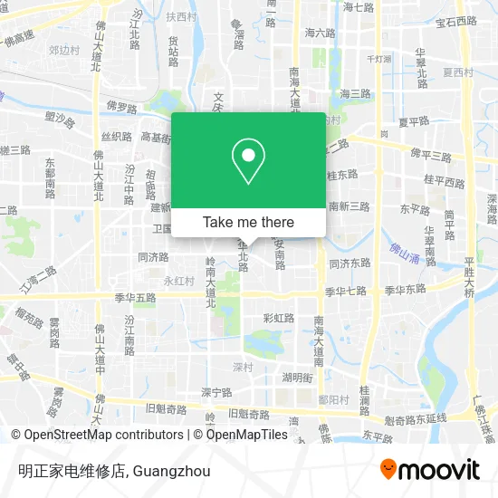 明正家电维修店 map