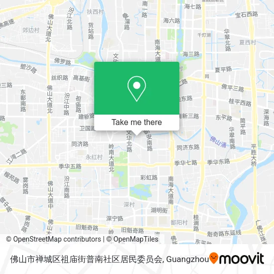 佛山市禅城区祖庙街普南社区居民委员会 map