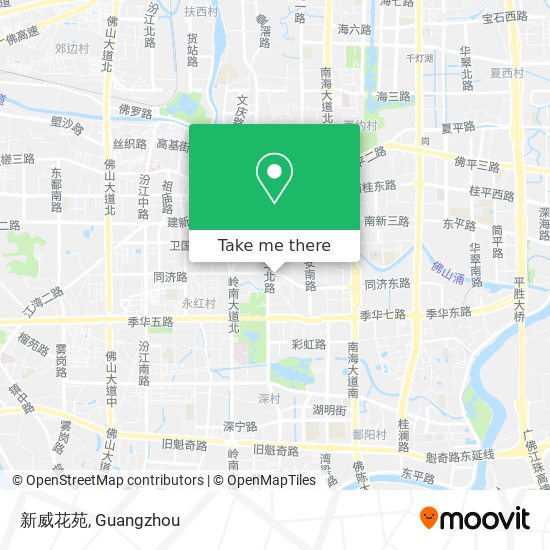 新威花苑 map