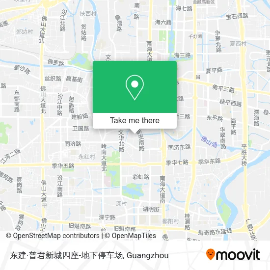 东建·普君新城四座-地下停车场 map