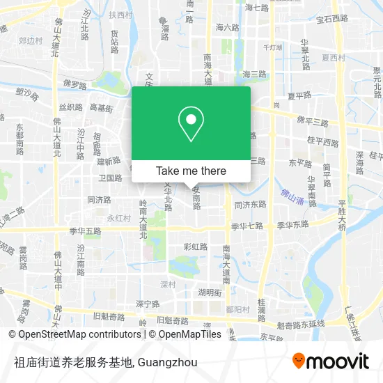 祖庙街道养老服务基地 map