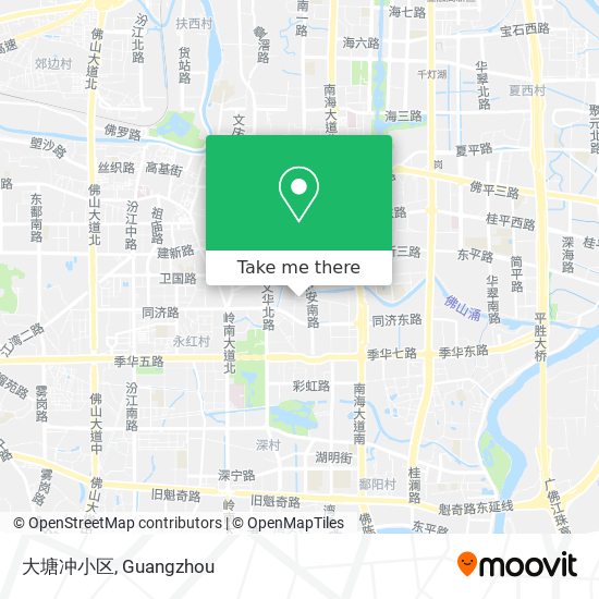 大塘冲小区 map