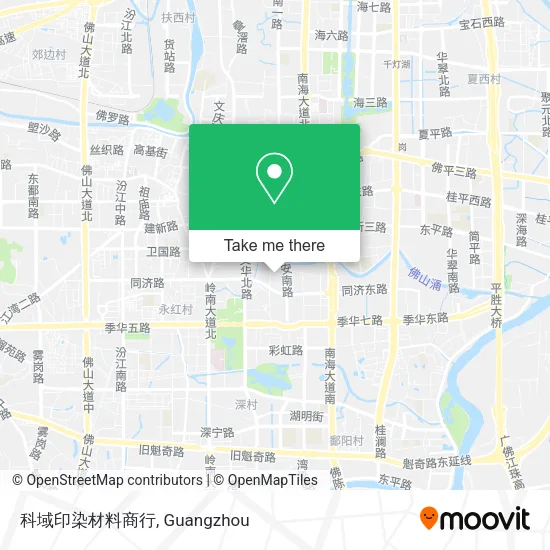科域印染材料商行 map