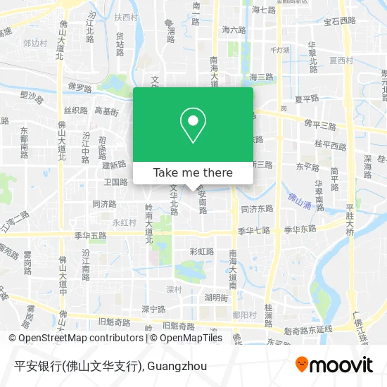 平安银行(佛山文华支行) map