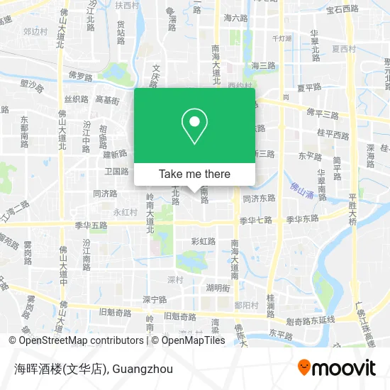 海晖酒楼(文华店) map