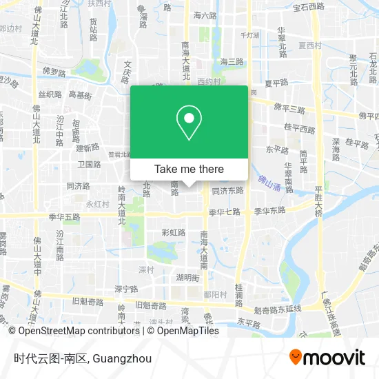 时代云图-南区 map