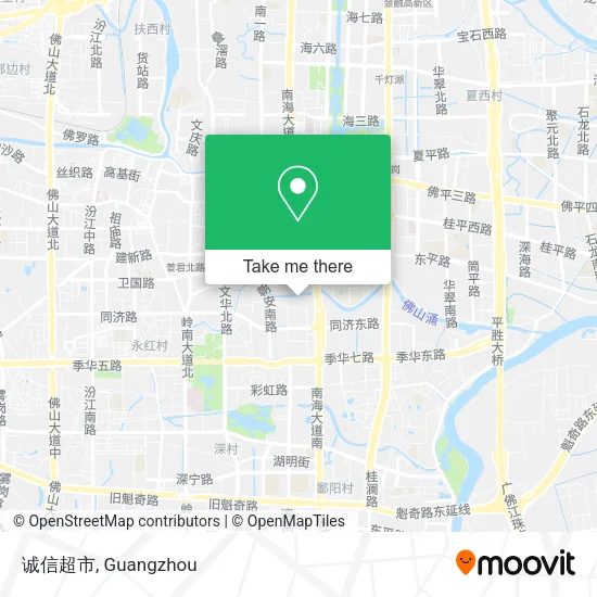诚信超市 map