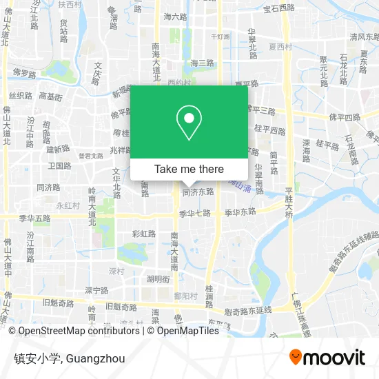 镇安小学 map