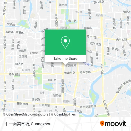 中一肉菜市场 map