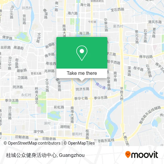 桂城公众健身活动中心 map