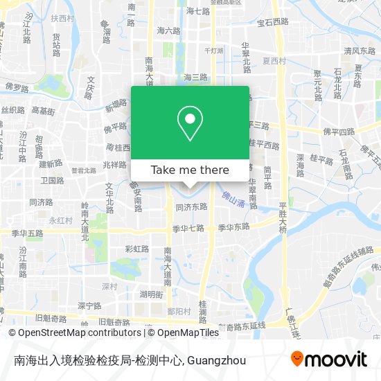 南海出入境检验检疫局-检测中心 map