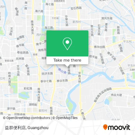 益群便利店 map