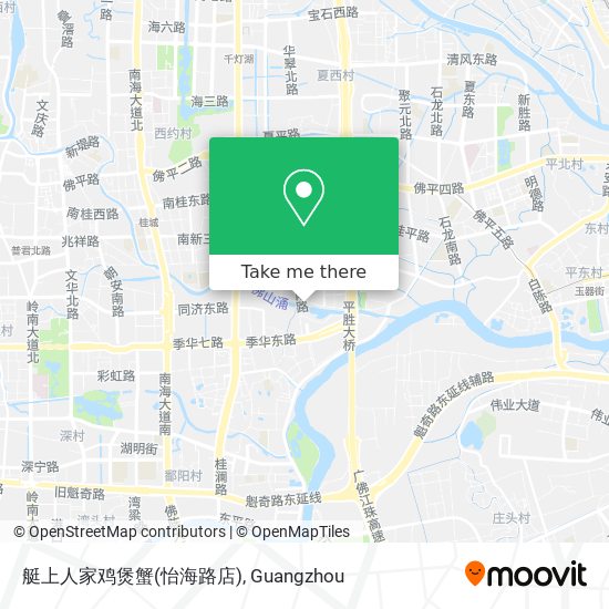 艇上人家鸡煲蟹(怡海路店) map