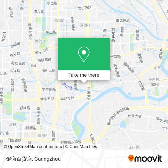键谦百货店 map