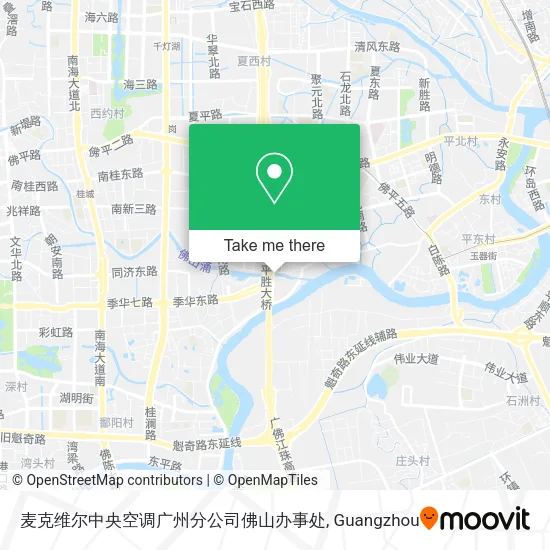 麦克维尔中央空调广州分公司佛山办事处 map