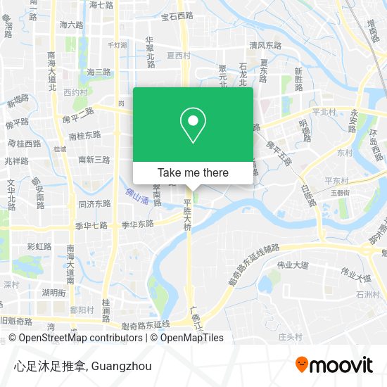 心足沐足推拿 map