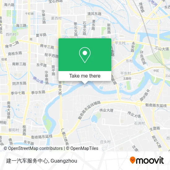 建一汽车服务中心 map