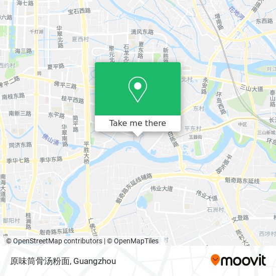 原味筒骨汤粉面 map