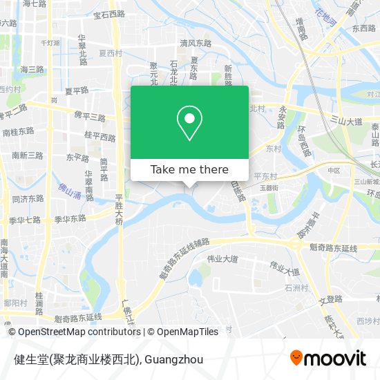 健生堂(聚龙商业楼西北) map