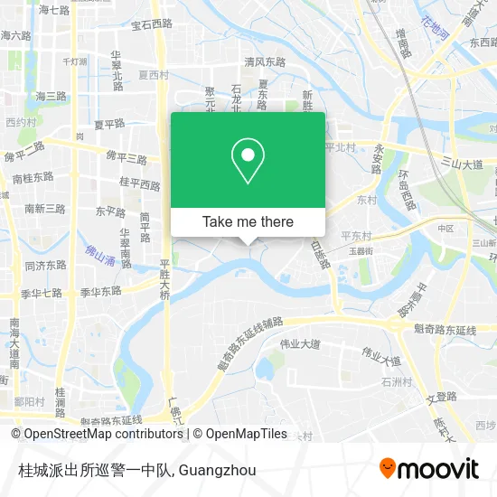 桂城派出所巡警一中队 map